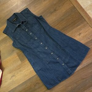 Banana Republic Sleeveless Denim Dress